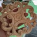 FLR-26: Fret carved Rosette Flower